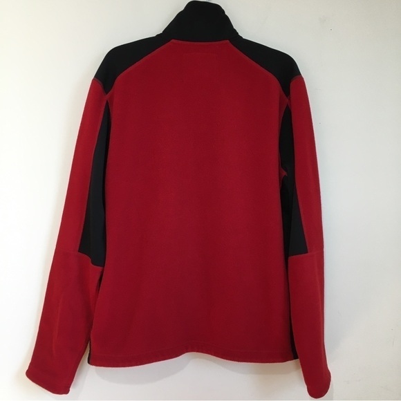 Express Men’s Black and Red Full Zip Fleece Sweatshirt - Picture 16 of 16
